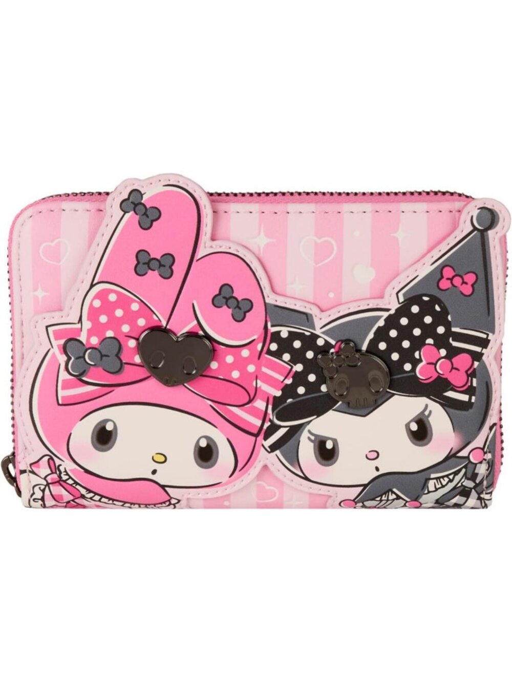 My Melody & Kuromi Zip Around Wallet | Cute Cartoon Wallet for Everyday Use
